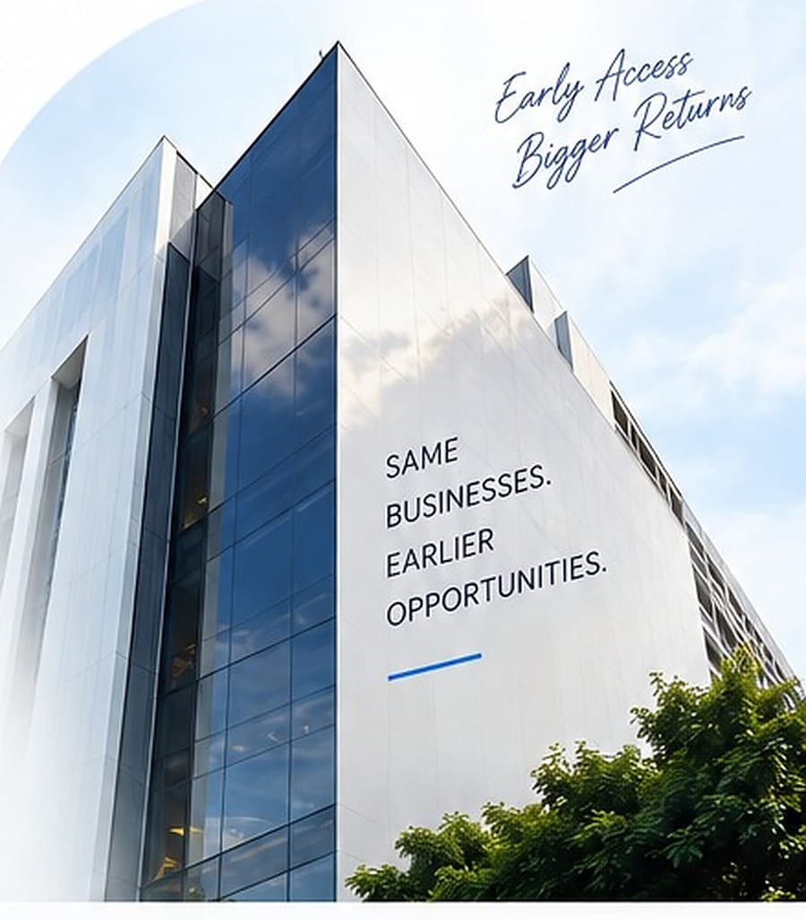 Modern building representing private market opportunities